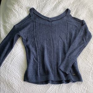 hollister cold shoulder sweater